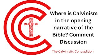 Where is Calvinism in the opening narrative of the Bible Comment Discussion [upl. by Filler]