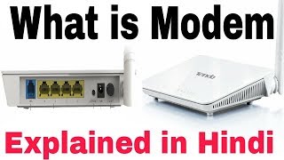 What is Modem in Networking in Hindi [upl. by Arimaj]