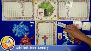 Arraial — game overview at SPIEL 18 [upl. by Ariew]