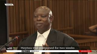 Senzo Meyiwa Murder Trial  Case postponed as Defence accuses State of trial by ambush [upl. by Aitercal]