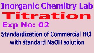 Titration of Concentrated HCl by NaOH Solution NaOH in conical flask and HCl in burette [upl. by Ahsenra503]