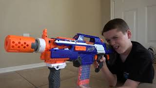 Nerf Blaster Battle Deadly Rattlesnake Toy Attacks Ethan Vs Cole Vs Vicious Reptile Toy [upl. by Ynehpets]