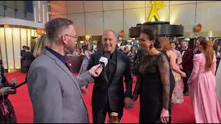 TV Blackbox with Larry Emdur and wife Sylvie at the 64th TV Week Logie Awards [upl. by Yeldahc]