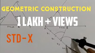 Geometric construction std 10th practice set 41 I Part 1 I Construction of similar triangles I [upl. by Deming]