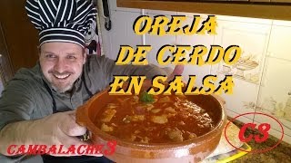 OREJA DE CERDO EN SALSA [upl. by Novak]