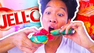 DIY HOW TO MAKE JELLO EGG ROLLS [upl. by Reichel896]