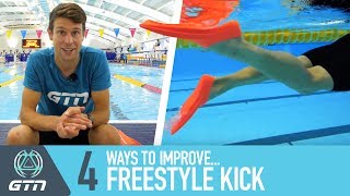 4 Ways To Improve Freestyle Kick  Front Crawl Swimming Tips For Triathletes [upl. by Gault]