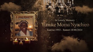 CELEBRATING LIFE OF YUNUKE MORAA NYACHIEO [upl. by Frey387]