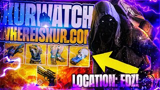 DESTINY 2  WHERE IS XUR  EXOTICS LOCATION MAP  2924  WHEREISXURCOM [upl. by Orthman]