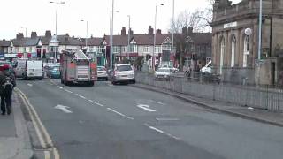 Merseyside Fire amp Rescue Service  Reserve Water Ladder responding [upl. by Sudnor290]