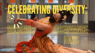 Celebrating Diversity Religious Observance Days [upl. by Annehsat898]