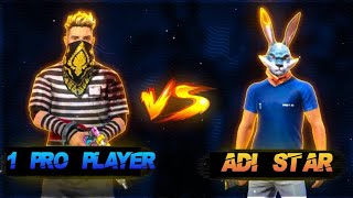 FREE FIRE OP GAMEPLAY ADISTAR VS 1 PRO PLAYER trending video viral freefire badge99 [upl. by Nettle]