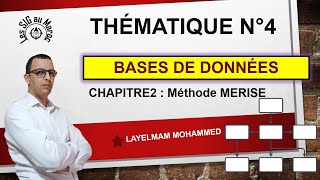 Apprendre les bases de données 👍 Chapitre 2  Méthode MERISE [upl. by Jeremie]