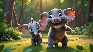 Lamitié inattendue de Tomi et Max🤣🤣🐘🐘🐀🐀cartoon story for kidsanimation animation disney [upl. by Ahsikyw]