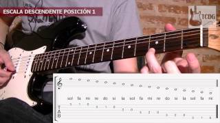 Aprende Las Notas en la Guitarra Eléctrica en 6 minutos Tutorial por Mario Freiria TCDG [upl. by Aramoj]