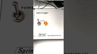 Behringer Spring Reverb 636  First Look shorts [upl. by Collette]