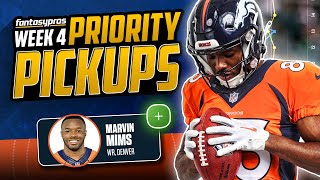 Top 10 Waiver Wire Pickups for Week 4 2023 Fantasy Football [upl. by Branscum]