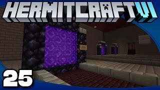 Hermitcraft 6  Ep 25 Temporary Nether Hub [upl. by Odom50]