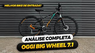 Análise Bicicleta Oggi 71 2023 – a Bike intermediária da Oggi – Shimano DEORE  Rockshox [upl. by Rabelais]