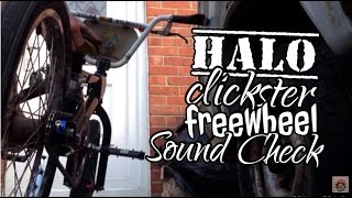 Halo clickster freewheel sound check [upl. by Llesirg]