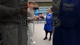 Sneaking hot dogs into people’s pockets 😂 comedy prank shorts [upl. by Adnamahs687]