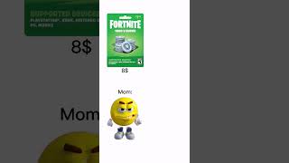 Moms mentality😭 funny memes vbucks capcut [upl. by Adnauqal]