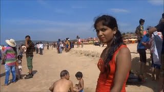 Calangute Beach Goa India [upl. by Lattonia]