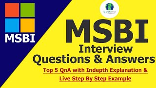 MSBI Interview Questions and Answers  MSBI Interview Questions  MSBI Interview Preparation [upl. by Heiney]