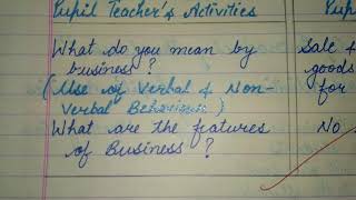 Part 1 Lesson plans file teaching subject COMMERCE b ed 2nd year [upl. by Llenrap]