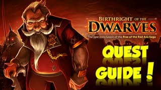 Birthright of the Dwarves  new grandmaster quest guidewalkthrough [upl. by Pelagi]