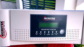 Microtek solar Inverter All Important Setting amp Features  Solar Inverter Setting [upl. by Fisken]