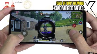 Xiaomi Redmi A3 Call of Duty Mobile Gaming test CODM  Helio G36 [upl. by Colman]