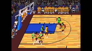 Lakers vs Celtics  Sega Genesis Gameplay [upl. by Neb]