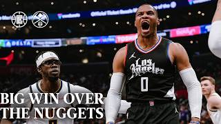 Clippers Grab Big Win Over Nuggets  LA Clippers [upl. by Anaic222]