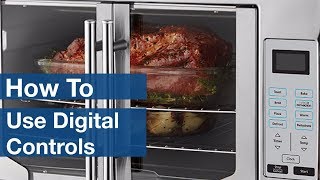 How To Use Digital Controls on Countertop Ovens  Oster® [upl. by Ahselet654]