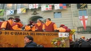 Il Corpo di Guardia del Borgo Vecchio  Carro da getto vincitore  Carnevale Ivrea 2014 [upl. by Etnahc]