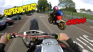 Supermotard Vs Cross I Wheeling beta 86 top alu [upl. by Eihctir985]