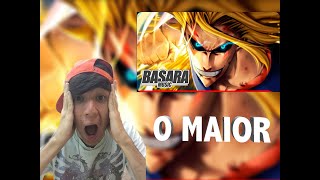 REAGINDO a SIMBOLO DA PAZ  ALL MIGHT  react basara bokunoheroacademia [upl. by Ahsineb]