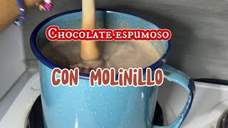 Chocolate espumoso con molinillo [upl. by Attah]