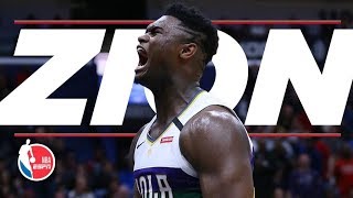 All of Zion Williamsons best dunks blocks and highlights from his first 8 games  NBA on ESPN [upl. by Joiner]