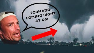 Storm chasers dominate RARE TORNADO OUTBREAK west of Chicago [upl. by Antoine]