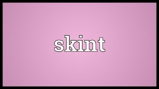 Skint Meaning [upl. by Ahterod]