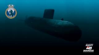 HMCS Chicoutimi  Victoria Class Submarine [upl. by Relyuc]