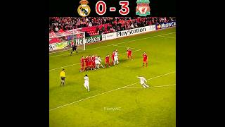 Real Madrid Vs LiverPool 200809 football shorts viralvideo viralshorts [upl. by Ydnagrub410]