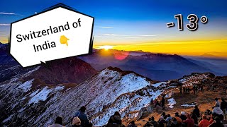 Best trek in India  Kedarkantha  Himalayas  part 2 travel mountains trekking vlog [upl. by Fasa]