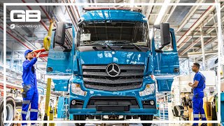 The Mercedes Actros Production Line is a Masterpiece [upl. by Liddle]