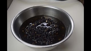 How to prepare black bean for stir fry [upl. by Steep]