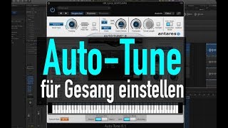 AutoTune für Gesang einstellen  abmischenlernende [upl. by Anoit]