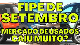 FIPE SETEMBRO DE 2023 MERCADO DE CARROS USADOS REAGINDO [upl. by Graham]