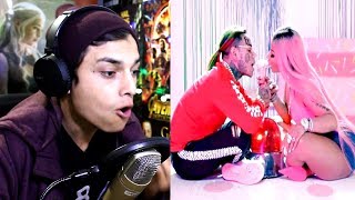 6ix9ine Nicki Minaj Murda Beatz  “FEFE” Official Music Video Reaccion [upl. by Sarson172]